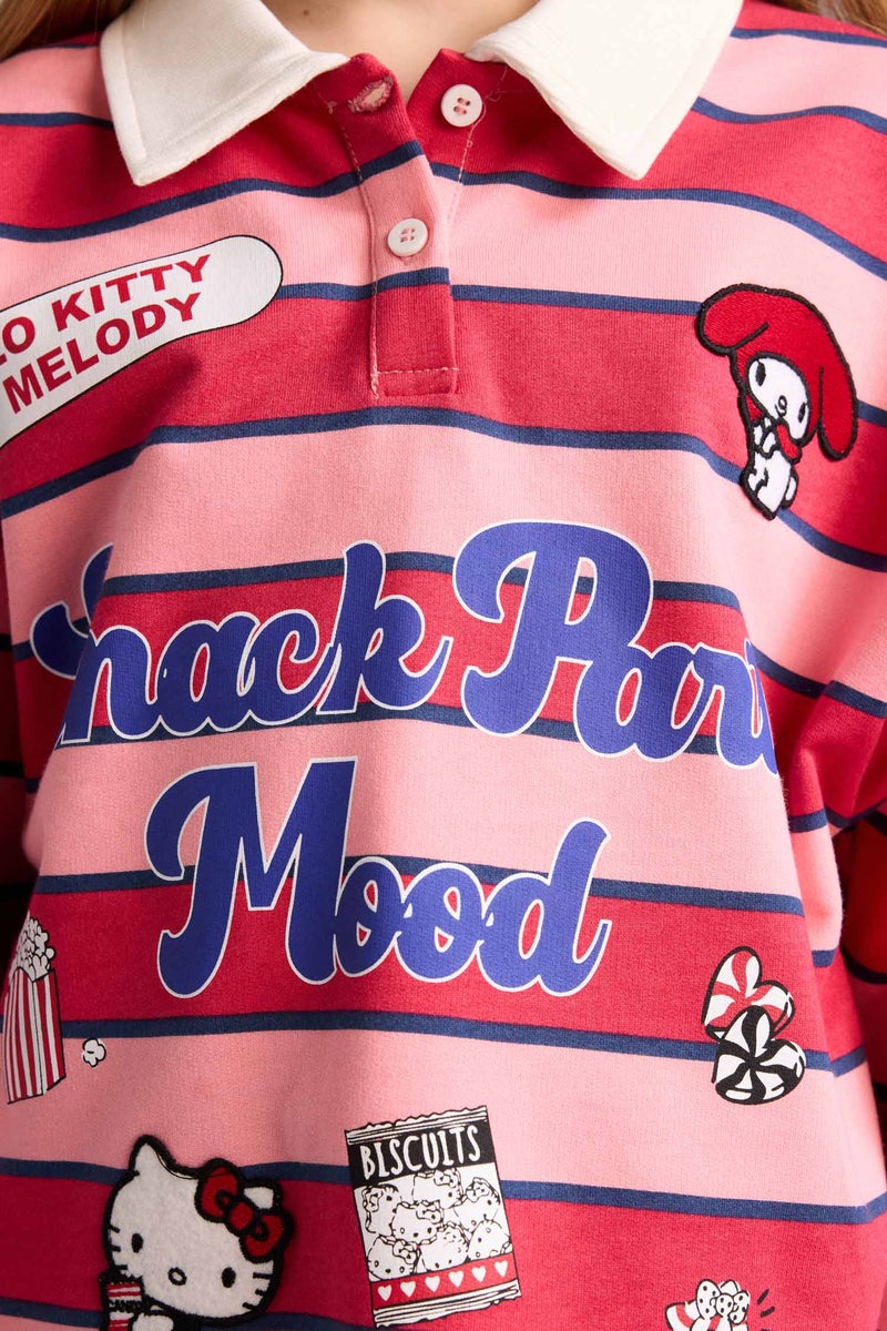 ديفاكتو سويت شيرت Hello Kitty بناتي - Image 4